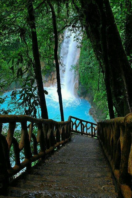 天然瀑布泳池—哥斯达黎加