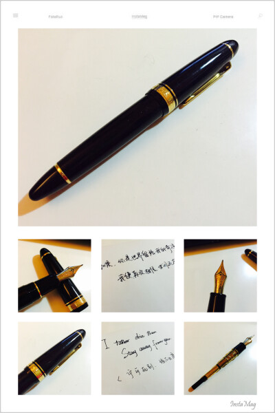 #好笔易书写# 【最心爱的一直宝物——sailor King of pen 1991 21K875】 上大学的时候一个叔叔送给我的，那可真是个有钱的叔叔= =随便掏出一支笔，回家一查快上万了。一直是我心爱的钢笔。每次想写点东西的时候都会…
