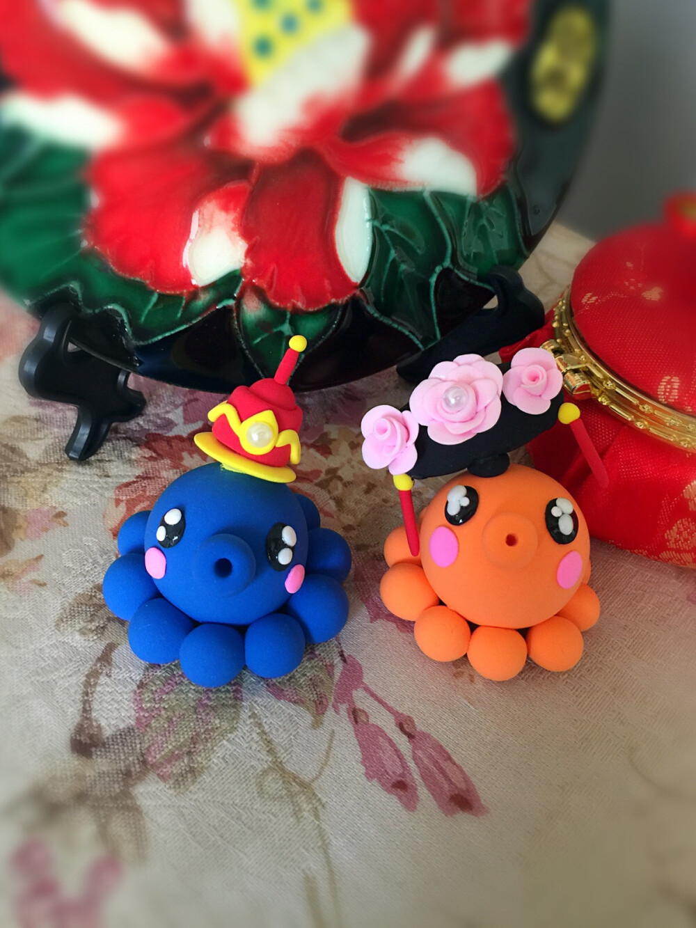 粘土/格格章鱼/皇上吉祥/手作ʅ(‾◡◝)ʃ