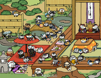 刀剑乱舞版猫咪后院，猫咪收集。