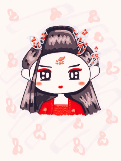 #古装手绘# ＜花千骨＞妖神。@7呆呆7