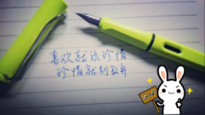 #好笔易书写#Lamy钢笔，姐姐送我的生日礼物。写字超顺~棒棒哒