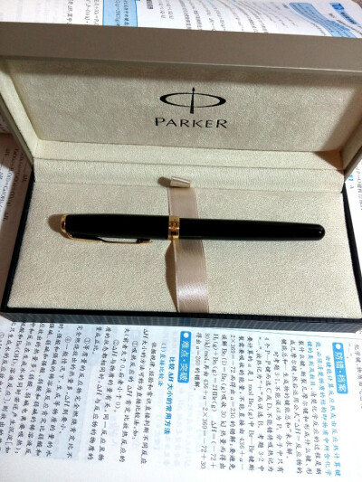 PARKER 用过那么多钢笔中的最好用没有之一！拿着自己喜欢的钢笔就有好好写字的动力～ #好笔易书写#