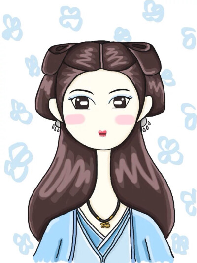 #手绘古装# 花千骨。@7呆呆7