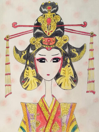 #手绘古装# 武媚娘。@7呆呆7