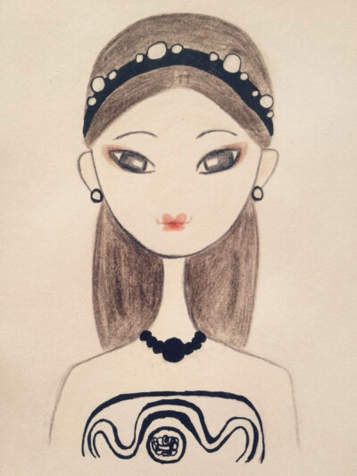 #手绘# 黑白。@7呆呆7