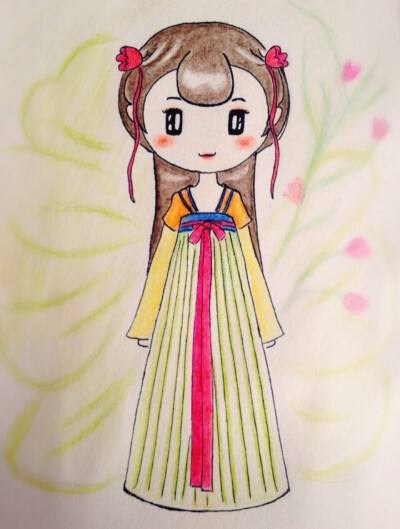 #手绘古装# #Q版# @7呆呆7