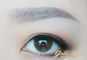 ＃美瞳＃eye-do金棕 金色放射状花纹  自然的深棕外围贴合眼球原本颜色  自然闪烁金光