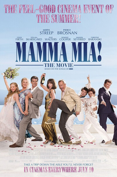 【妈妈咪呀 Mamma Mia! (2008)】 主演: 梅丽尔·斯特里普 / 阿曼达·塞弗里德 / 皮尔斯·布鲁斯南 / 科林·费尔斯 类型: 喜剧 / 爱情 / 歌舞 剧情简介 · 苏菲一直有一个愿望，就是希望父亲能够在婚礼当天亲手将自己的手送到新郎的手上。可惜，妈妈（梅丽尔·斯特里普饰）一直没有告诉过她到底谁是她的亲生父亲。苏菲偷看了妈妈的日记，发现其上记录的三个人中的一个很可能就是自己的亲生父亲。于是，她发出了三张请柬邀请他们来参加她的婚礼，想通过这短暂的接触，最终从三人中找出自己的爸爸。 感想： 温馨轻松的歌舞片，剧情一般 脸叔和梅姨都有逗比表现 2015