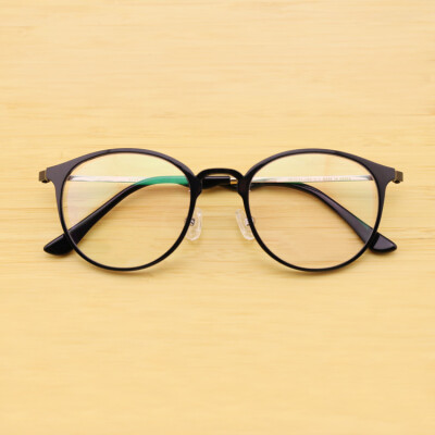 韩国原装进口 超轻塑钢 文艺圆框近视眼镜架 复古圆形眼镜架男女