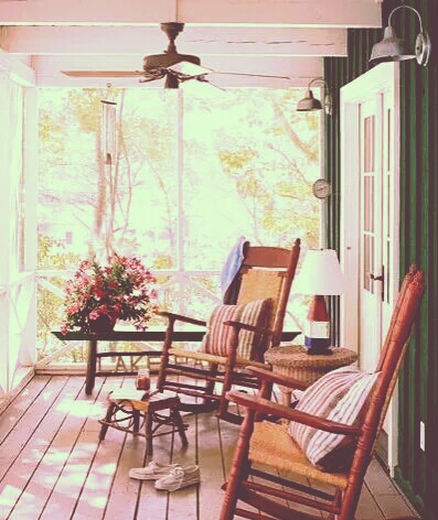 想和你在这样的阳台上喝下午茶。