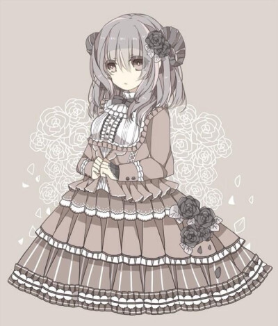 画师なななのか 动漫 插画 人物 萝莉 洋服 洛丽塔 洋装 Lolita