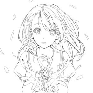 动漫线稿及橡皮章素材