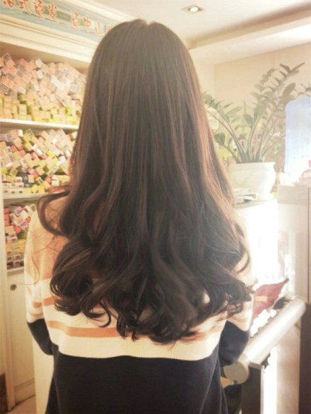 长发，卷，头像