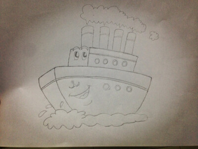 幼儿园老师给我布置的作业（未上色前）