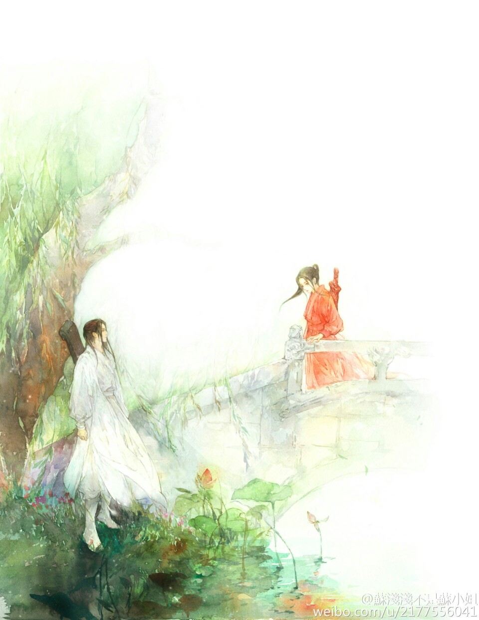 白衣琴师和红衣女侠的第一次相遇 《微微一笑很倾城》作者：顾漫