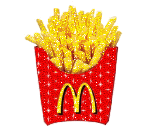 kawaiigif动图表情粉色系喜欢请点进专辑麦当劳薯条