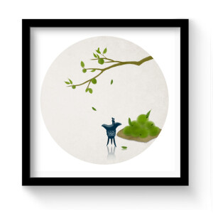 竹间系列装饰画https://item.taobao.com/item.htm?id=521716867069