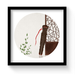 竹间系列装饰画https://item.taobao.com/item.htm?id=521716867069