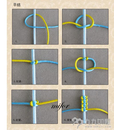 手链打结图解