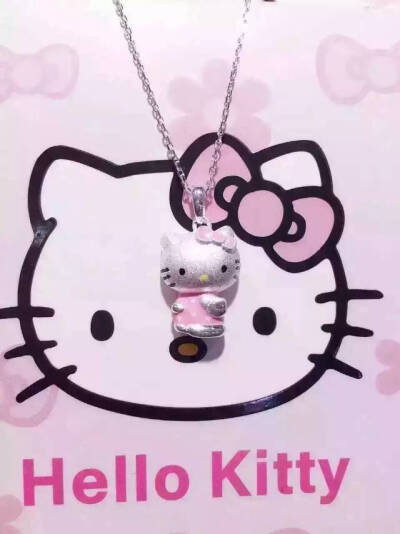 预定版Kitty项链 925纯银细致果冻漆 **限量版纯银饰品** WeChat✌ wodeweixin1314000