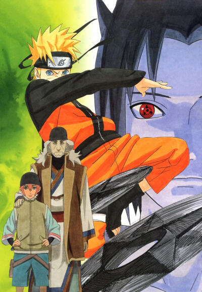 NARUTO -ナルト- 《火影忍者》 原画 #岸本齐史# 剧场版羁绊