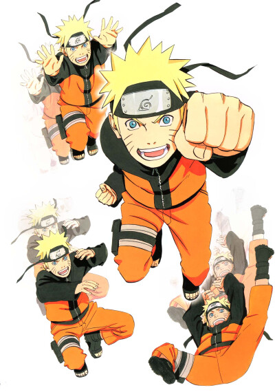 NARUTO -ナルト- 《火影忍者》 原画 #岸本齐史# 漩涡鸣人