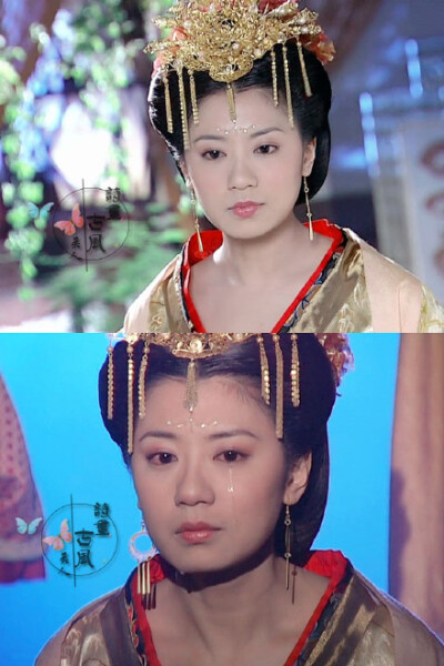 贾静雯《至尊红颜》【武媚娘】六宫粉黛无颜色，艳如桃杏动君王。by诗画古风美人