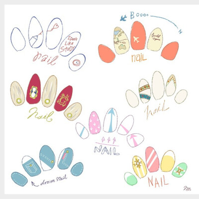 moeoo8 简约 时尚 美甲