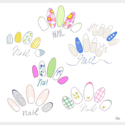 moeoo8 简约 时尚 美甲