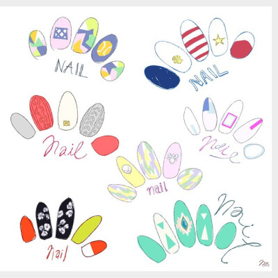 moeoo8 简约 时尚 美甲