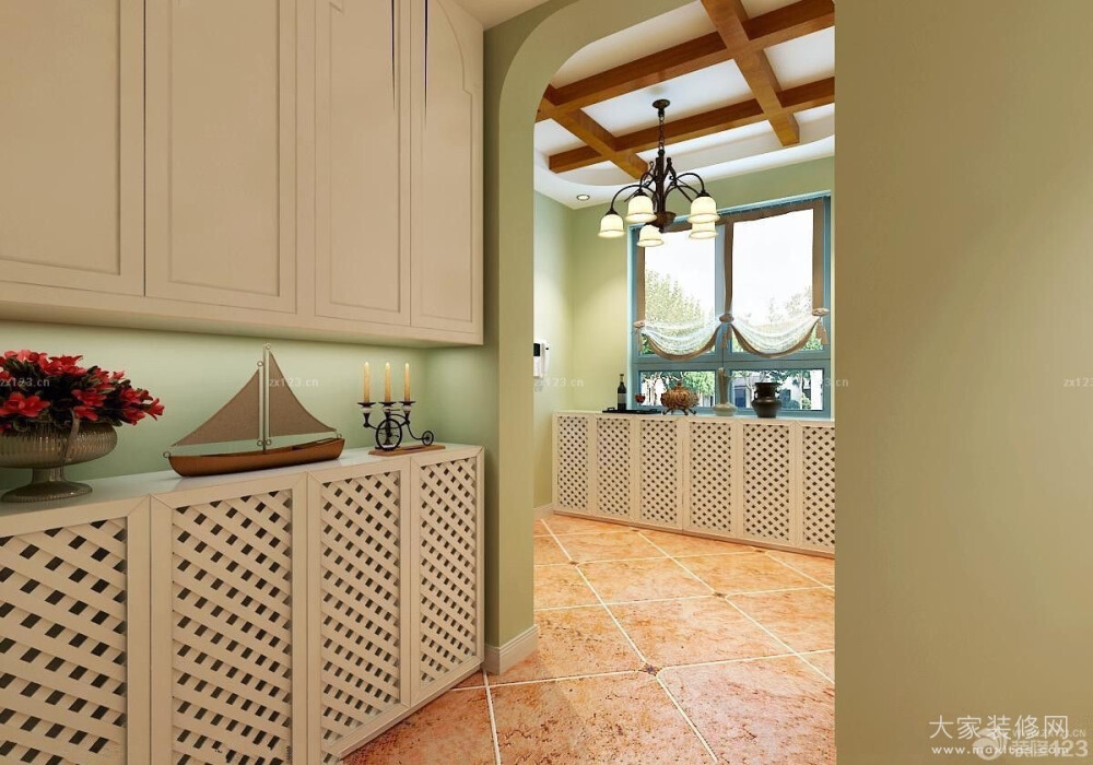 玄关设计，喜欢棚顶造型