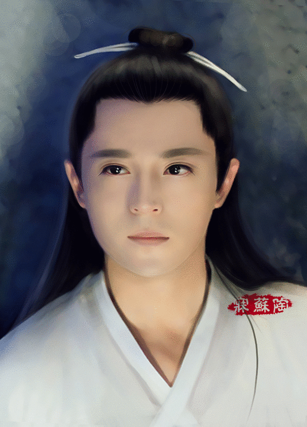 霍建华花千骨白子画白衣描似画横霜染风华by寐苏陶