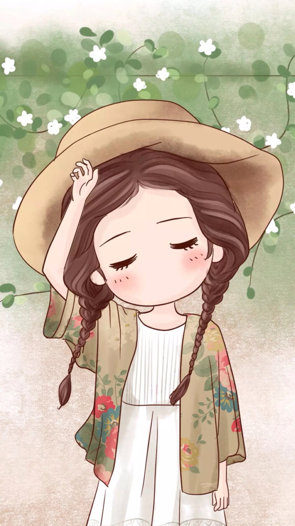 可爱的小薇壁纸头像女生可爱q版人物