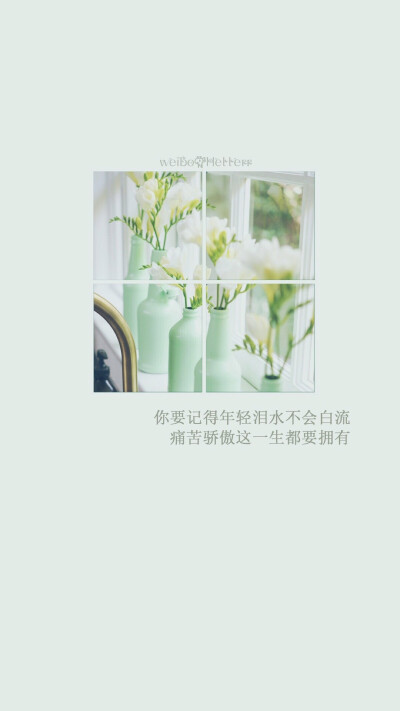 痛苦骄傲这一生都要拥有。