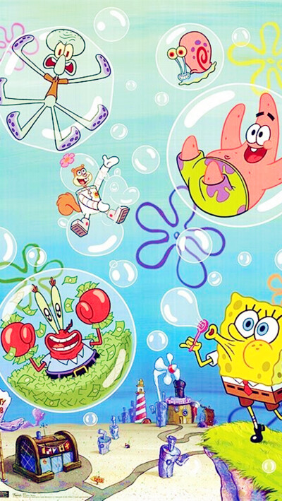 iPhone 壁纸 海绵宝宝 派大星