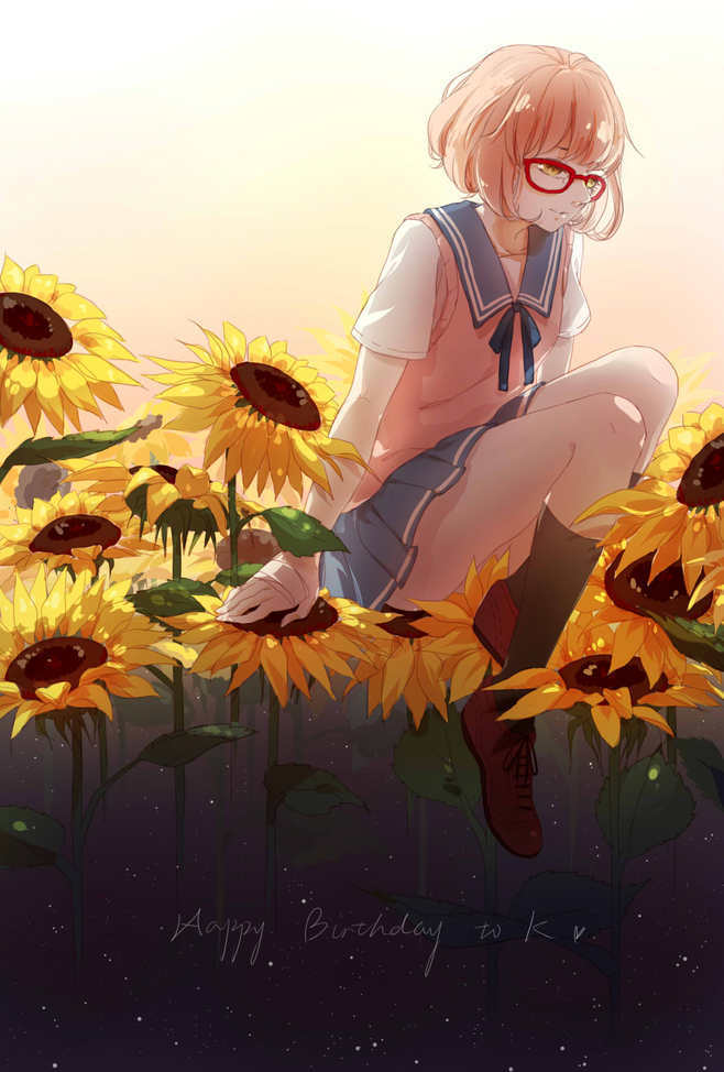 我要把它们收起来，冬天的时候送给大家。