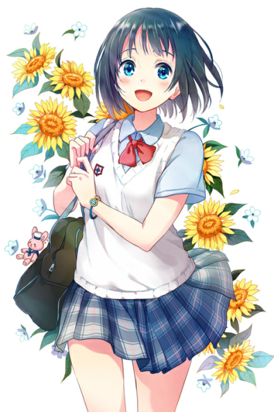 我要把它们收起来，冬天的时候送给大家。