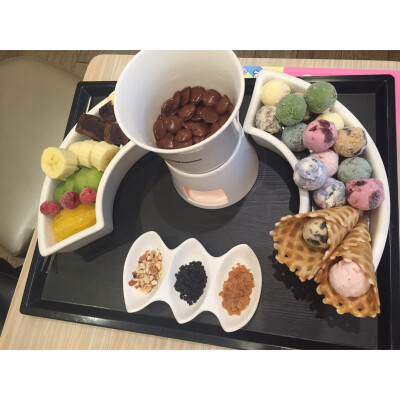 ＃我在韩国向你直播＃baskin robbins BR好吃的冰淇淋火锅