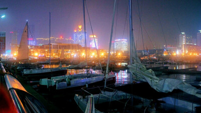 奥林匹克帆船中心夜景