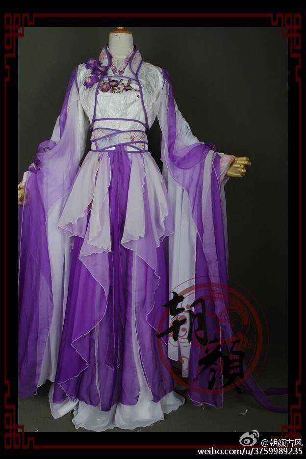 【朝颜】独家！粉色可改色渐变女古装 COS“忘无忧”#淘宝链接：https://item.taobao.com/item.htm?spm=a1z10.5-c.w4002-11464906703.88.3hWwsv&amp;amp;id=42962220921