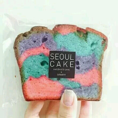 seoul cake 的彩虹蛋糕