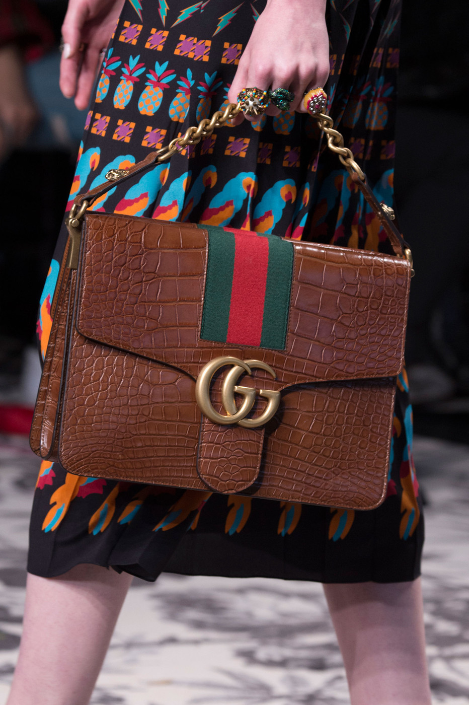 guccimilanspring2016时尚搭配欧美秀场包