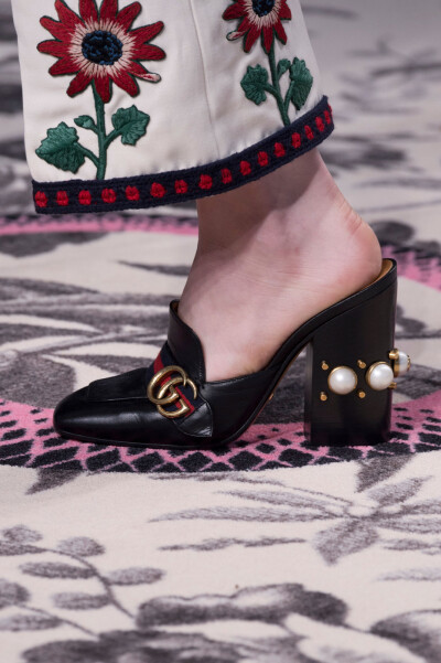 Gucci Milan Spring 2016 时尚搭配 欧美 秀场 鞋
