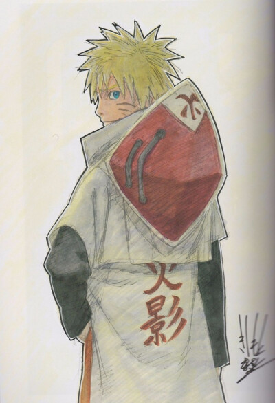 NARUTO -ナルト- 《火影忍者》漫画 原画 #岸本齐史# 漩涡鸣人