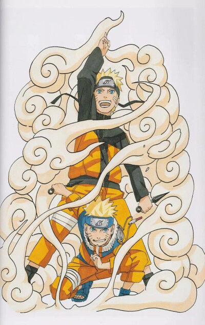 NARUTO -ナルト- 《火影忍者》 原画 #岸本齐史# 漩涡鸣人