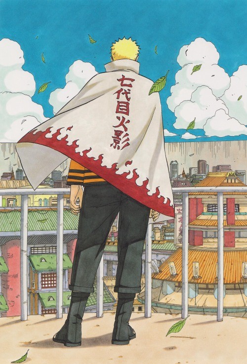 NARUTO -ナルト- 《火影忍者》漫画 原画 #岸本齐史# 漩涡鸣人 完结纪念