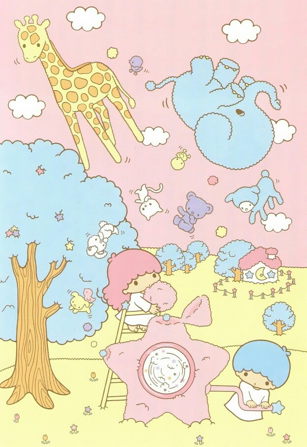 #little twin stars# #小双星# #可爱# #sanrio# #wallpaper# #手机壁纸# #背景# #锁屏# #壁纸# #卡通#