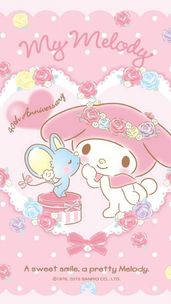 my melody# #可爱# #sanrio# #wallpaper# #手机壁纸# #背景# #锁 