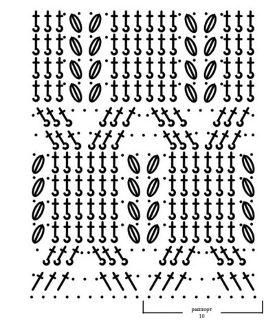 很厚实的花样，冬天钩个袜套护膝再适合不过了